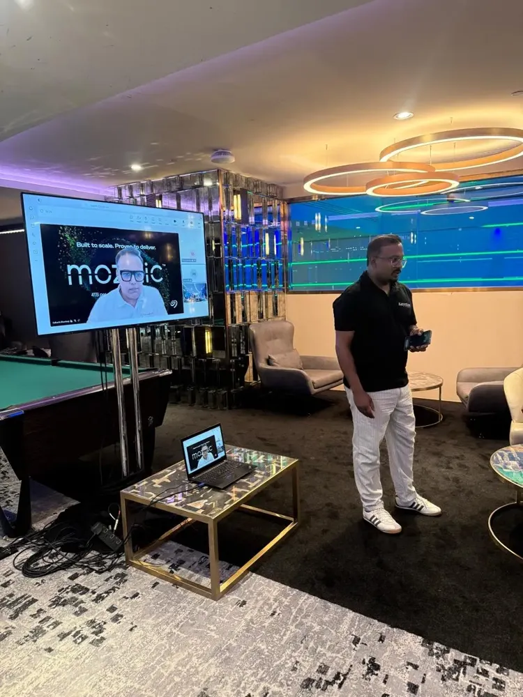 Live executive presentation